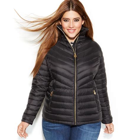 michael kors puffer coat packable.